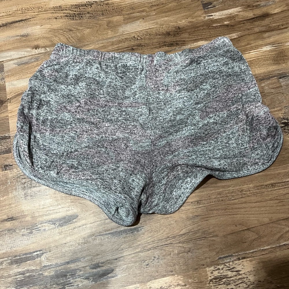 Aeropostale Women's Marled Gray Knit Shorts